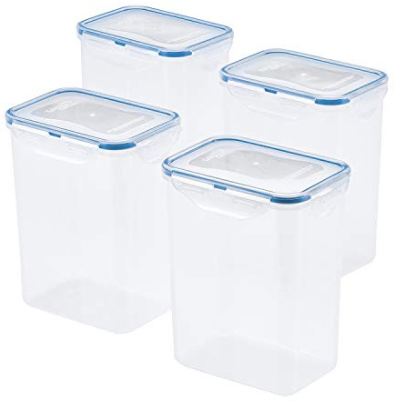 Lock & Lock Puszka na zapasy HPL813, prostokątna, 1800ml, 4-Pack