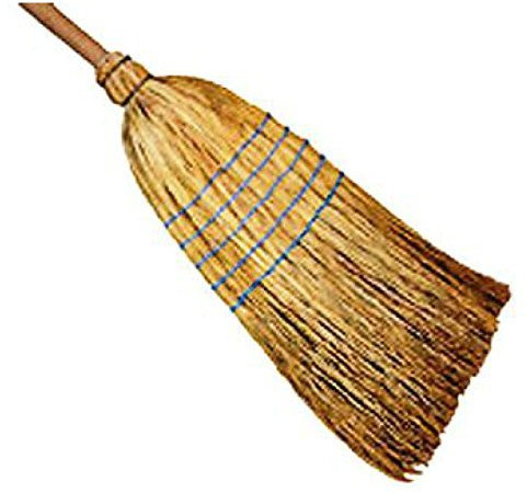 Reisstrohbesen 5 Naht mit Stiel