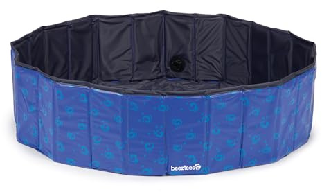 Beeztees Doggy Dip, Hundepool, blau, 120x120x30 cm