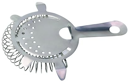 APS 93300 Barsieb, Edelstahl, hochglanzpoliert, Ø 8 cm, Griff 6 cm, passend für alle Gläser und Shaker