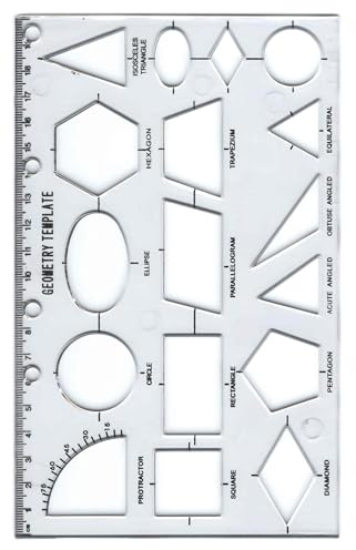 Major Brushes Geometrie-Schablone