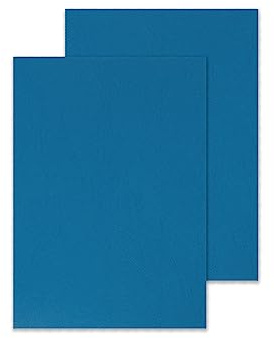 Q-Connect KF00500 Kartondeckel, 250 g/qm, 100 Stück blau