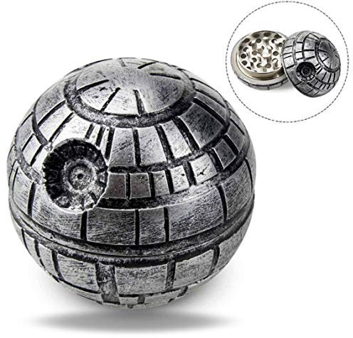 Xrten Spezie Erbe Grinder - Morte Nera di Guerre Stellari,Crusher Macina per Tabacco Macinaspezie