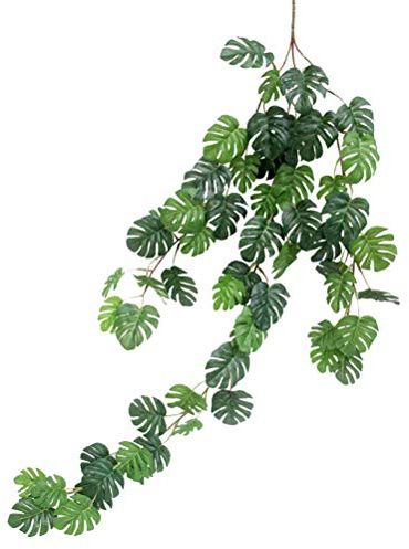 Monstera lä Weinblatt-Girlanden-Simulations-Blatt-Imitat-Palmblätter, die für Hochzeits-Haus künstlich sind