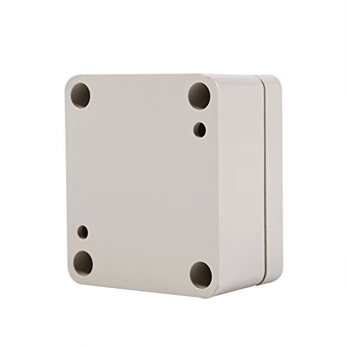 Waterproof Junction Box, Abs Plastic Ip55 Weatherproof Electrical Box Diy Outdoor Electrical Connection Box Cable Branch Box Power Distribution Box Outdoor Junction Box (65 * 60 * 35mm)