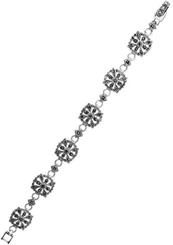 Windalf Mittelalter Armkette NORCA 18.5 cm Gothic Armschmuck 925 Sterling Silber