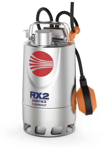 Bomba de elevación de aguas lluviales de acero inoxidable monofásico 220 V – 0,37 kW – 180 L/min – Rueda Vortex