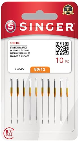 Singer 2045 nål, storlek 12/80, 10-pack