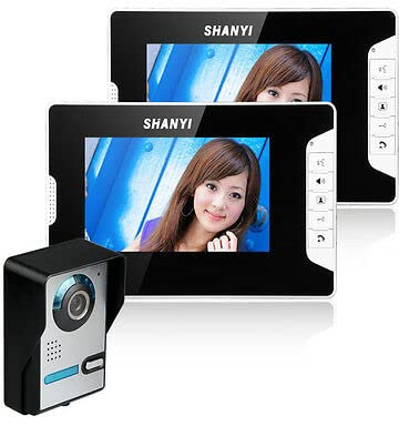 Videocitofono per esterni, 2 x TFT LCD da 7, con monitor e 1 x fotocamera
