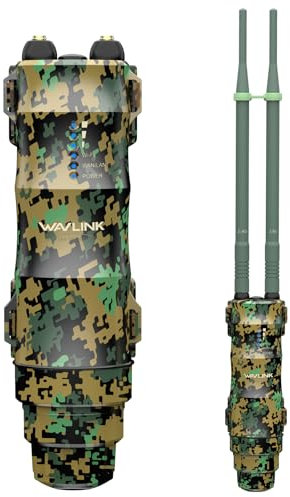 Repeteur WiFi Exterieur Puissant Camouflage avec Antenne WiFi Longue Portée - Amplificateur Wavlink N300 2.4G- Outdoor Poe Répéteur WiFi Extérieur- Idéal pour Les Grands Espaces éloignés