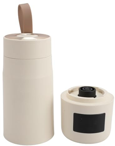 Hervidor Eléctrico Pequeño Portátil, Taza de Caldera de Agua a Prueba de Fugas de 300 Ml, Calentamiento Rápido, Acero Inoxidable, Hervidor de Viaje Eléctrico Recargable por USB,