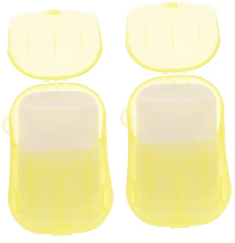 TOBBOMEY Saponata Portatile USA e Getta Fogli di Sapone Viaggi Saponata Profumata Fette di Sapone