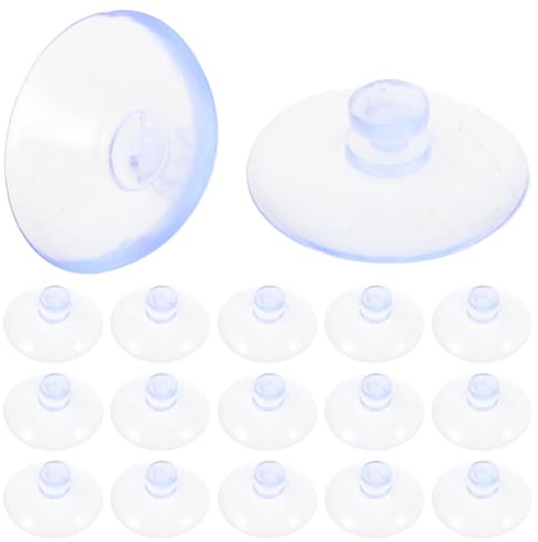 Veemoon Ventouses Transparentes de Champignon 25 MM Lot de 300 Patins Antidérapants pour Table en Verre Ventouses Haute Résistance pour Protection et Fixation sur Surfaces Vitrées de