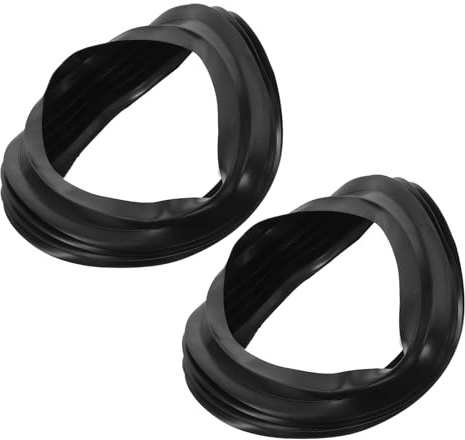 DIYEAH Lot de 2 Joints en Caoutchouc pour Bac à Shampoing Anneaux D’Étanchéité Ajustables pour Accessoires de Connexion de Lavabo Pièces Détachées Polyvalentes pour Salon de Coiffure