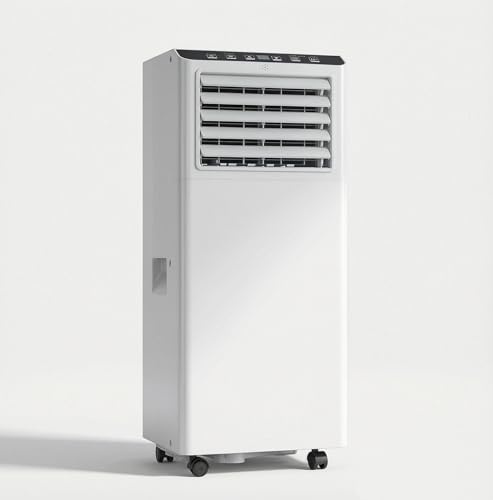 Garvee Mobile Klimaanlage 9000 BTU, klimaanlage mobil leise 64dB, 3-in-1 Klimaanlage mit MobilKühlen+Entfeuchten+Lüften, Fenster-Kit, 24h Timer+Fernbedienung, bis 35 m²