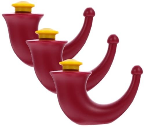 KICHOUSE Bouteille de Rinçage Nasal pour Nettoyer le Nez Bouché 3pcs en Plastique Compacte Embout Nasal Souple Adulte Usage Quotidien et Extérieur