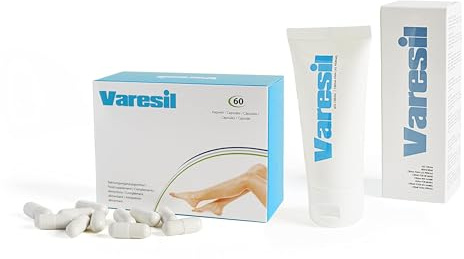Krampfadern - Varesil Pills + Varesil Cream: Tabletten und Creme zur Linderung und Vorbeugung der Krampfadern