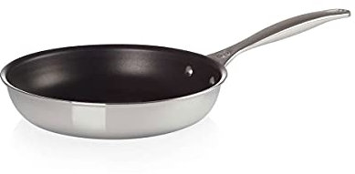 Le Creuset Evolution Sartén alta antiadherente, Acero inoxidable 3-ply, diámetro 24 cm