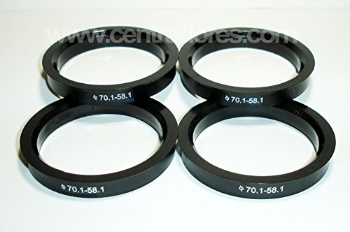 Centradores 4 LLANTA 70.1-58.1 Aros para Llantas DE Aluminio AEZ ATS DEZENT DOTZ Enzo MIM R3
