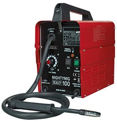 New MIGHTYMIG100 No Gas MIG Welder 100 Amp 230v Electric Gasless Wire