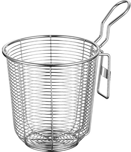 Eachave Cestino in Acciaio Inox per Pasta, Colino a Forma di Ragno, Filtro per Alimenti, Lavaggio Frutta