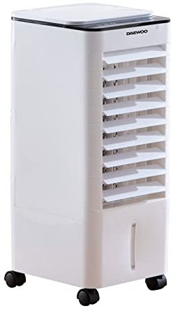 6.5L Portable Air Cooler Evaporative Fan With Remote Control LED Display - White