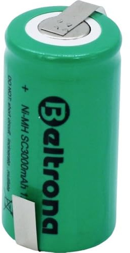 Beltrona SC3000 Spezial-Akku Sub-C Z-Lötfahne NiMH 1.2 V 3000 mAh