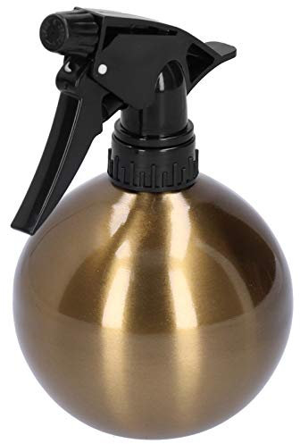 500 Ml Edelstahl-Gießtopf für Haushalt, Garten, Pflanzen, Blumen, Wassersprühflasche – und Langlebiger Wassersprüher für den Innen- und Außenbereich (Gold)