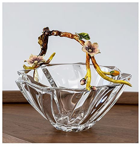 NZPOST Soporte para Frutas y Verduras Bandejas de Frutas para el hogar Bandejas de Frutas esmaltadas con ventilación Vintage Centro de Mesa de Cocina Decoración Fruteros