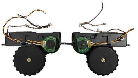 RRYUIOO Conjunto De Motor De Rueda Conjunto De Motor De Rueda Izquierda Y Derecha Ruedas Motrices, Compatibles con Conga 3090 3091 3092 S3090, Accesorios De Repuesto For Aspiradora Robótica(L+r)