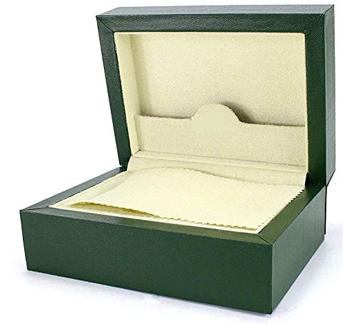 CCKUHN TONPOP Uhrenbeweger, Uhrendisplay-Aufbewahrungsbox-Halter, massives Holz, Schmuckaufbewahrung, Geschenkbox, Uhrenbox aus Holz mit Einzelgitter, ideal für Schaufenster, Uhrendisplay (Grün S)