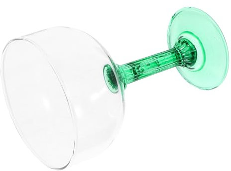 NAMOARLY Cactus Design Wine Glass 400ml Green Margarita Glass Household Drinking Goblet Creative Glassware for Home and Party