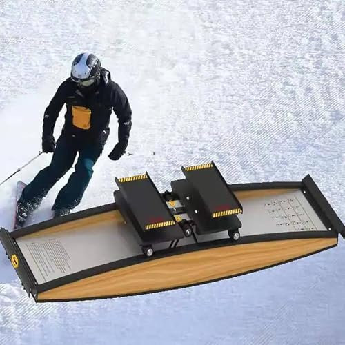 Ski-Trainingsgerät, Fitnessgerät für das Training im Fitnessstudio zu Hause, multifunktionales Cardio-Trainingsgerät, Abfahrts-Skitrainer und 3D-Crosstrainer für das Taillenkrafttraining im Fitnessst