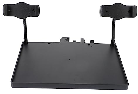 Supvox Blatt Mobiltelefone Tripod Tablett Musik Ablage für Mikrofonstativ Stand Halterungsfach Zubehörfach für Notenständer Mikrofonablage Klemmschale Abs