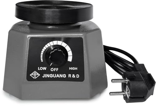 Memows Plaque Vibrante pour Plâtre, Vibrateur Plâtre 220V 100W électrique Oscillateur Dentaire, Vitesse Réglable vibrateur dentaire de 4 pouces pour Mélanger Modèles Moulage Plâtre Moulage Résine