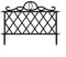 Bordo decorativo del prato inglese di plastica del recinto del giardino 6pcs per gli spazi all'aperto personalizzabili