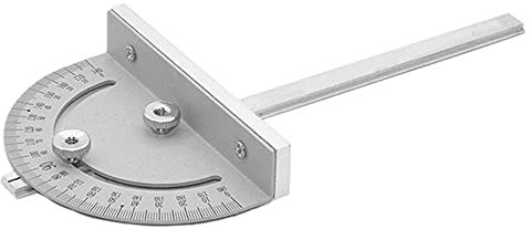 Fresa circolare con scanalatura a T, con righello ad angolo regolabile a 180°, per la lavorazione del legno di precisione