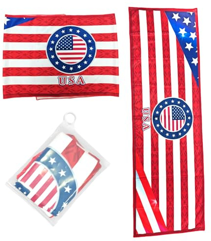 Levviye 2026 World Football Cup Cooling Towel Heat Relief Soft Easy Clean Breathable Chilly for Soccer Yoga Sports Golf Gym Camping Running (USA)