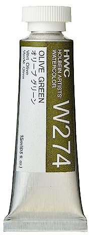 Holbein Artists Watercolor - Aquarellfarbe - 15 ml - Olivgruen