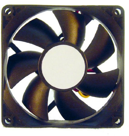 L-Link LL-VENTILADOR-8X8 - Ventilador Adicional para Caja 80x80, Color Negro