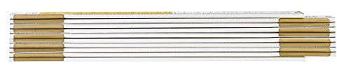 NEO TOOLS Holzgliedermaßstab 2 m, weiß-gelb 74-020