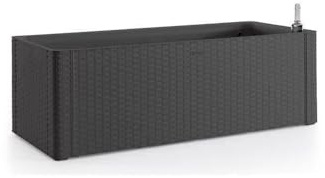 Stefanplast Blumentopf Indicator Natural 100 x 43 x 33 cm in anthrazit