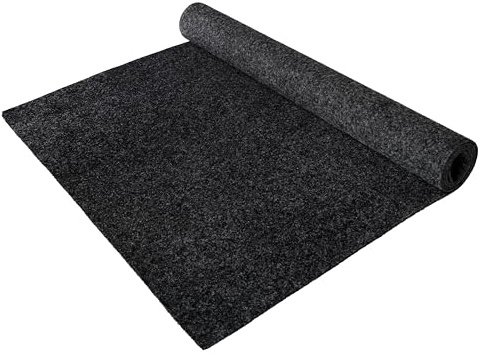 Primaflor Nadelfilz Turbo Teppichboden | Anthrazit | 200x300 cm | Büro, Messe und Treppe, Teppichboden, Cfl-s1, Nutzungsklasse 33, Resine-Rücken und ca. 5 mm Höhe für