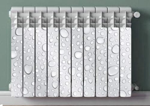 Termosifone Water Drops Big Rivestimento Adesivo Laminato Stickers Termosifone Wrapping Interior Design