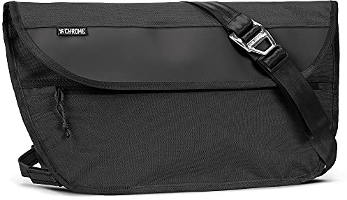 Chrome Industries Simple Messenger Bag Laptoptasche, wasserfest, MD-Medium, 15 l, schwarz, Einheitsgröße