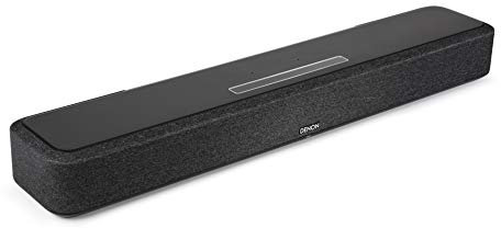 Denon Home 550 Compact Sound Bar for TV, Bluetooth Soundbar for Surround Sound System, Dolby Atmos & DTS:X, Dolby Vision, HEOS Built-In, WiFi, Airplay 2, Alexa Built-In - Black