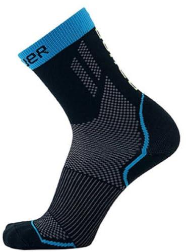 Bauer Performance Chaussettes de hockey pour patins à roulettes ('21), basses (petite taille)
