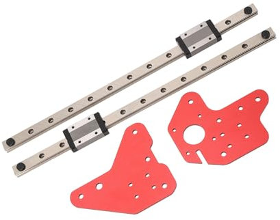 Lineare Gleitschienenführung Doppel-Z-Achsen-Kit 3D-Drucker Druckerzubehör für Ender-3 DIY-CNC-Fräser Drehmaschinen Mühlen,Linearführungen