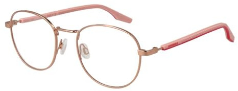 Converse CV3015 780 Shiny Rose Gold Eyewear Unisex Metallo, Round, 50