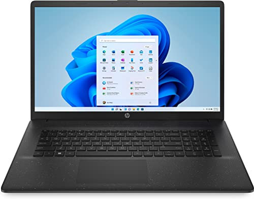 HP Laptop | 17,3 HD+ Display | Intel Celeron N4120 | 8 GB DDR4 RAM | 256 GB SSD | Intel UHD Grafikkarte 600 | Windows 11 Home | QWERTZ Tastatur | schwarz | mit HP Fast Charge 16 GB RAM